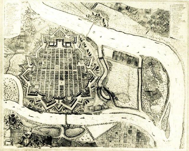 Mannheim - Plan der Residenzstadt